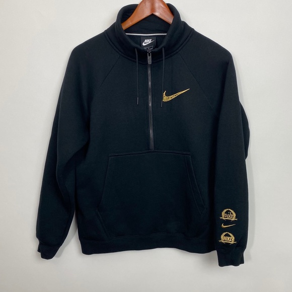 Limited Edition Gold Half Zip Sweatshirt - Picture 3 of 8